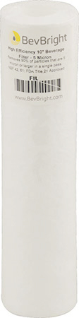 BevBright High Efficiency Beverage Filter 5 Micron